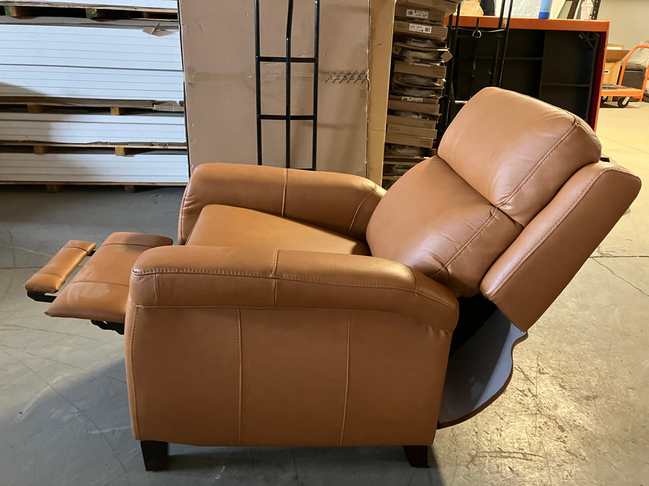 Brown Leather Recliner (new)