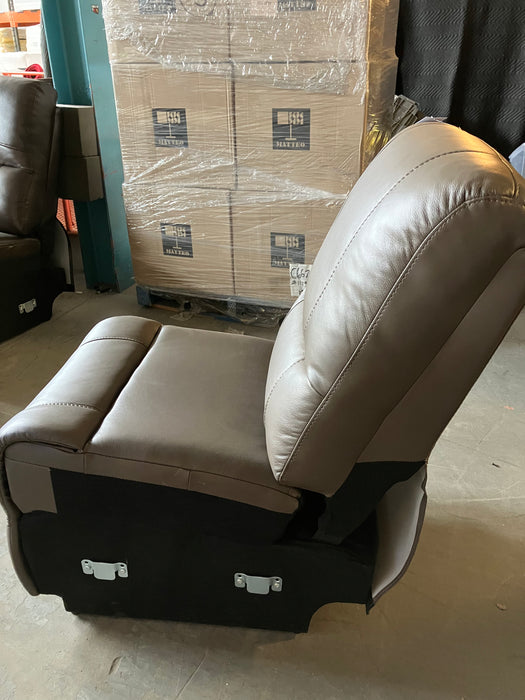 Single Leather Sectional Piece - Chair (new)