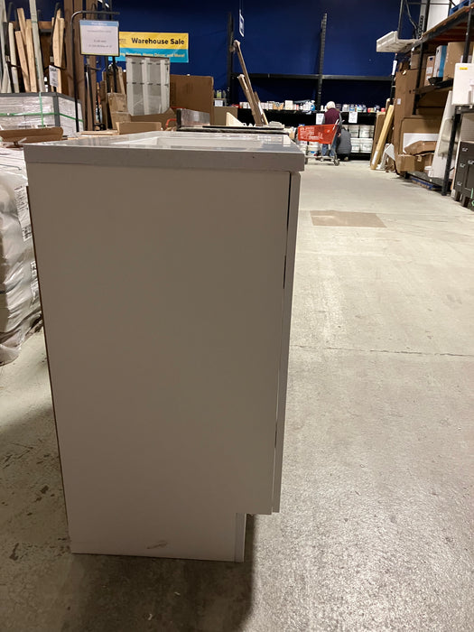 White Bathroom Vanity - (new)
