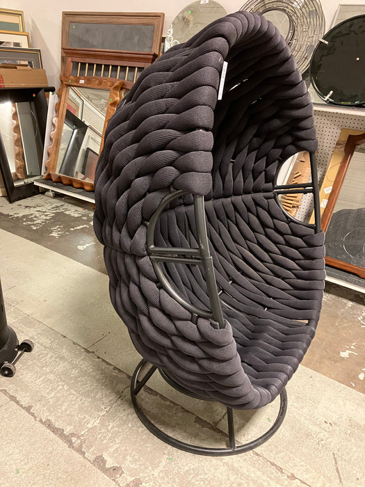 Black Egg Chair - (new)