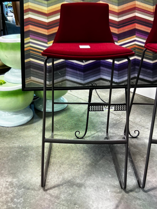 Red Sling Bar Stool