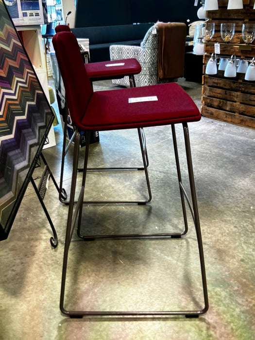 Red Sling Bar Stool