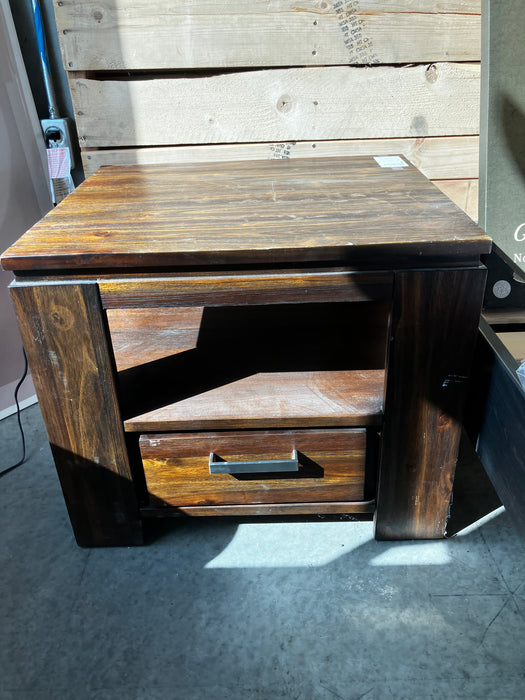 Dark Wood Bedside Tables (new)