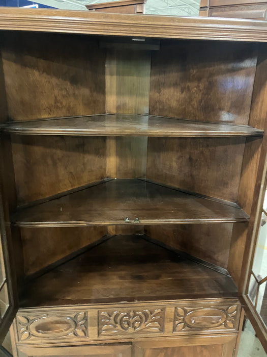 Wood Corner Hutch