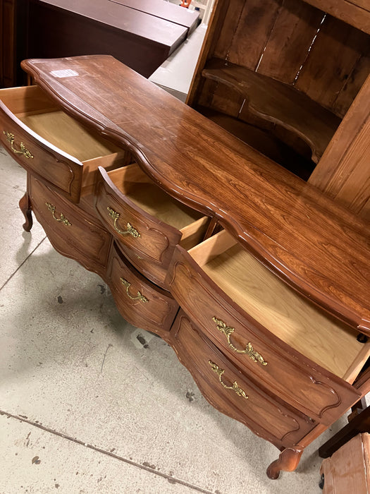 9-Drawer Wood Dresser