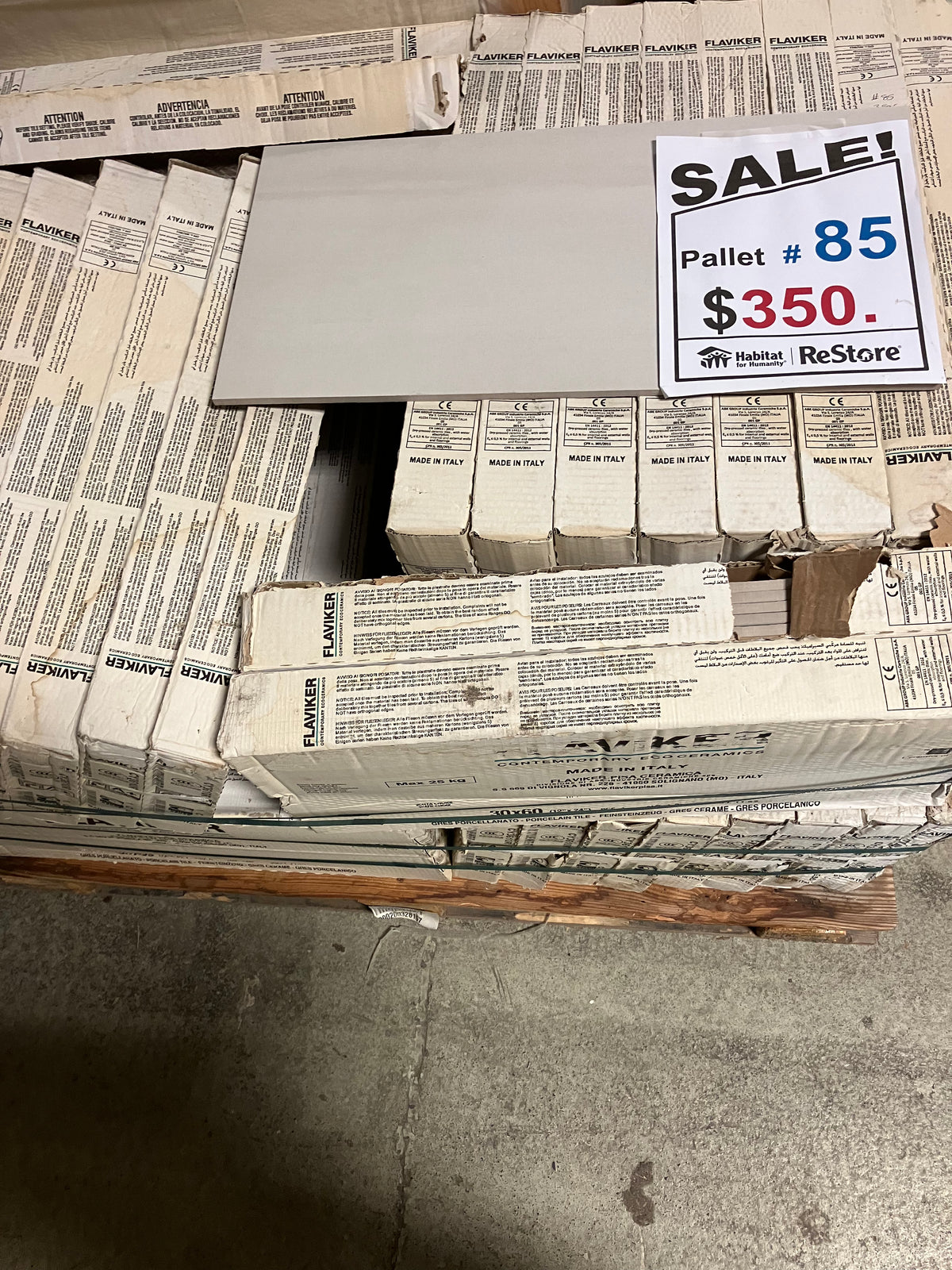 Tile Pallet 85 Durable Storage Solution for Tiles — Habitat for