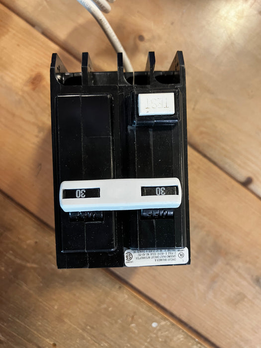 Eaton 30 Amp BR Type 2-Pole GFCI Breaker with Self-Test