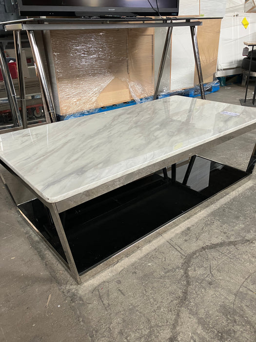White Marble Coffee Table