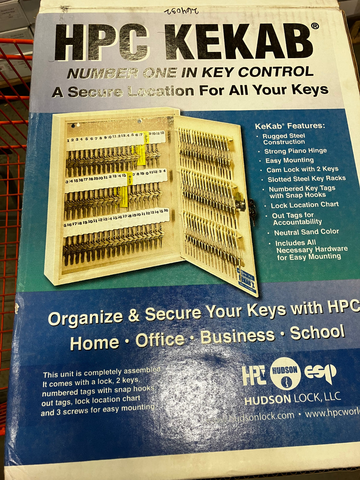 HPC KEKAB 60 Key Box Wall Mount Secure Storage Systems — Habitat for ...