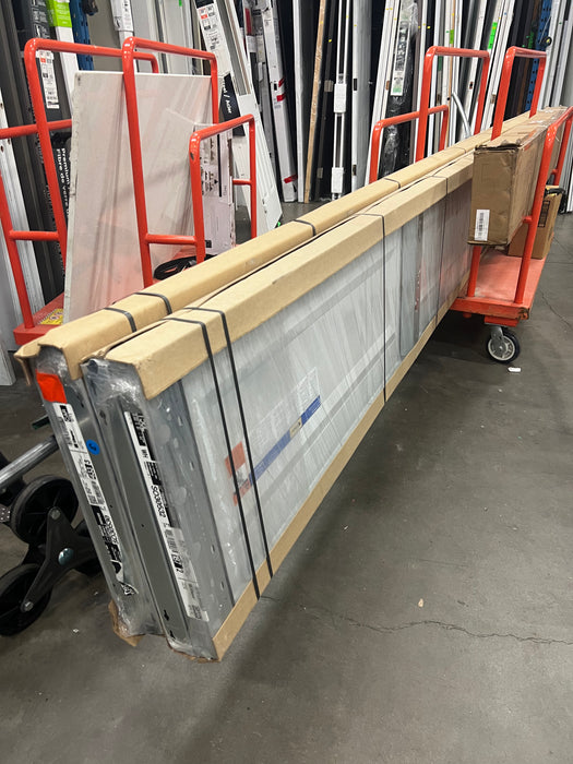 Clopay Classic Steel 16 ft. x 7 ft. Non-Insulated Solid White Garage Door (new)