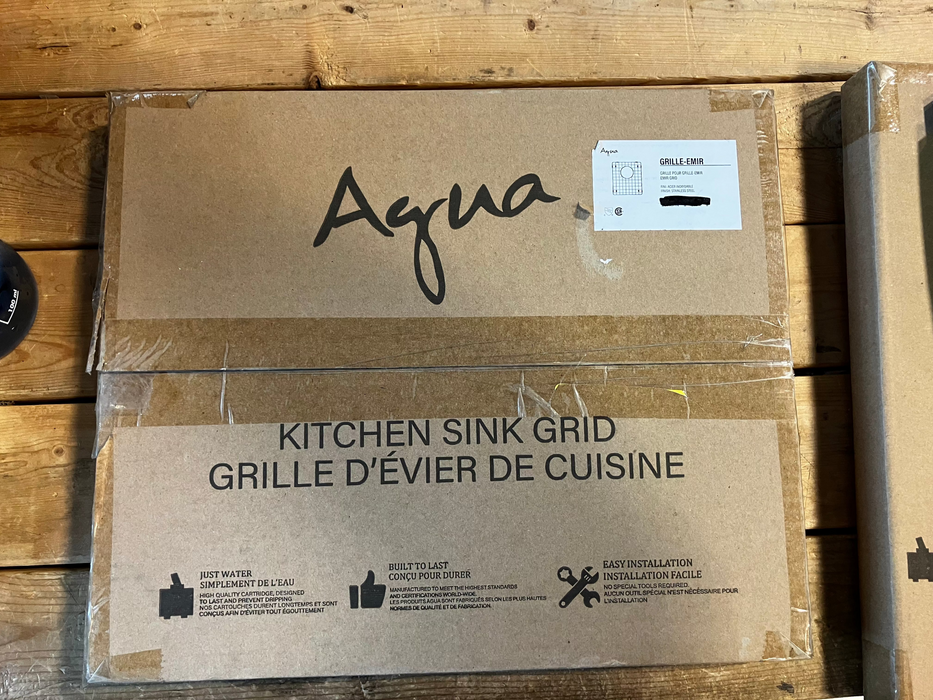AGUA CANADA Stainless Steel Bottom Grid for Ekati Kitchen Sinks (NEW)