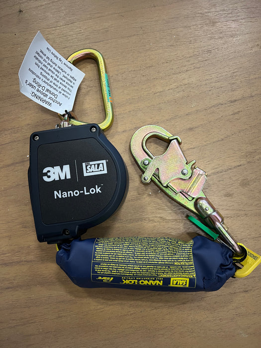 3M™ DBI-SALA® Nano-Lok™ Extended Length Self Retracting Lifeline w/ Anchor Hook