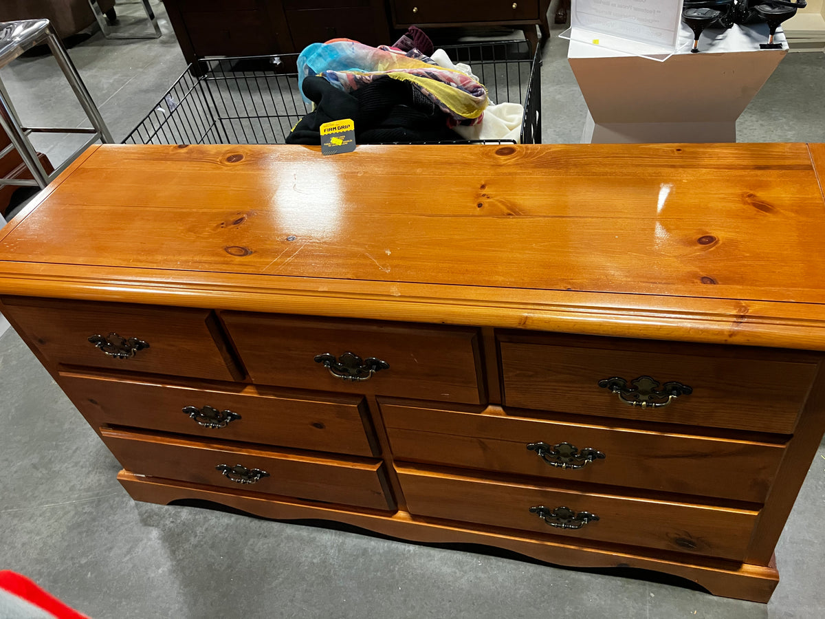 Dresser Seven Drawer Bedroom Storage Unit Used Wood — Habitat for
