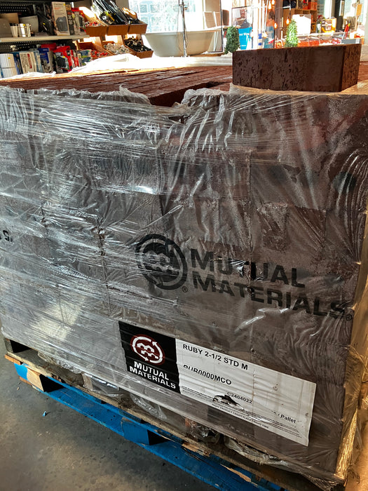 3 Hole Red Ruby Brick (Pallet)