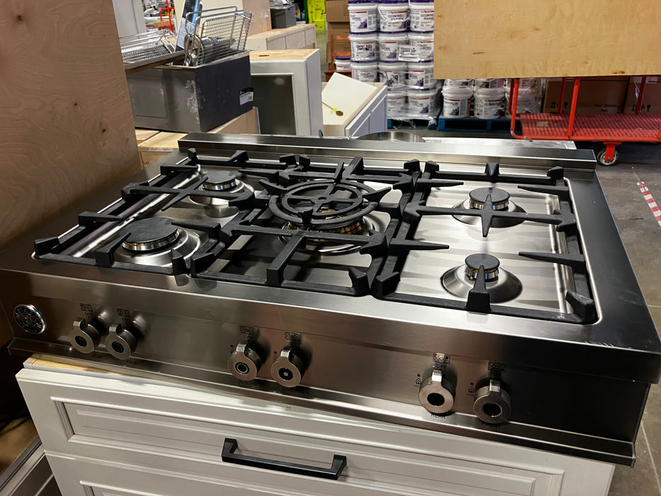 Bertazzoni 36 inch Gas Rangetop (NEW)