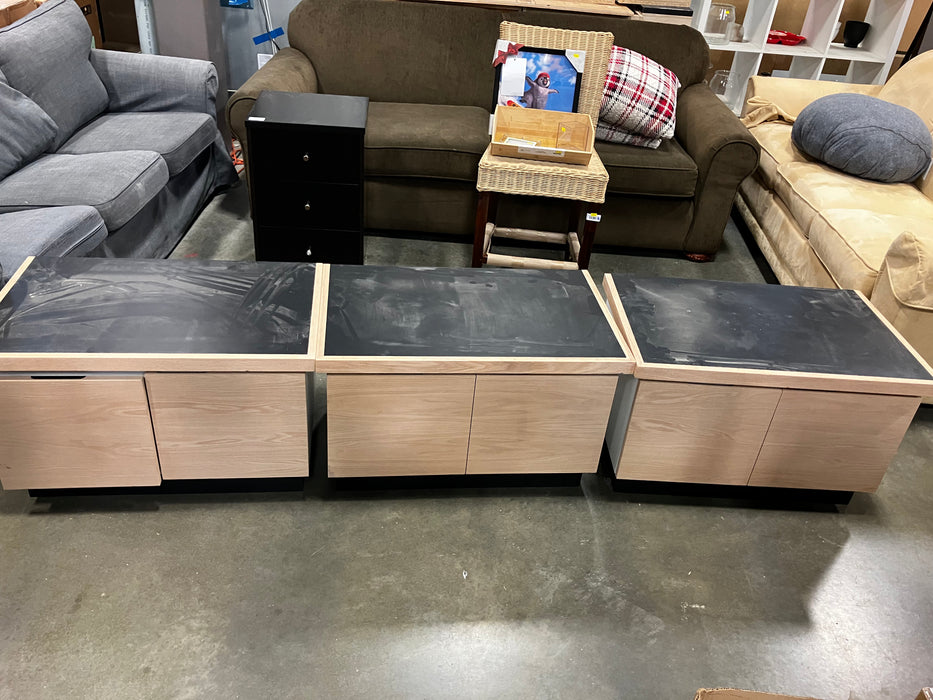 Unstained Cabinet with shelf and drawer (NEW)