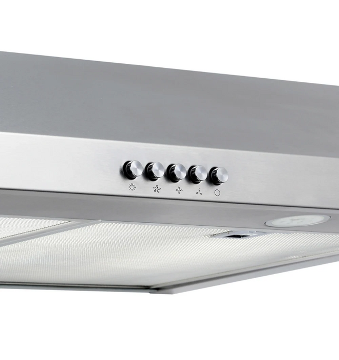 Vissani 30-inch 320CFM Convertible Under Cabinet Range Hood with 3-Speed Setting in Stainless Steel
