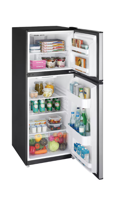 Vissani 24-inch 11.5 cu. ft. Wide Top Freezer Refrigerator in Stainless Steel - ENERGY STAR® (Slightly Used)