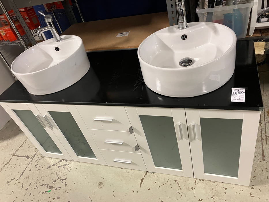 Double Sink Vanity (Used)