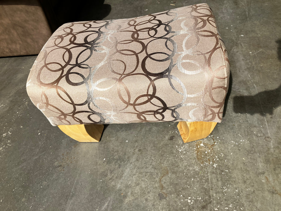 Geometric Armchair & Footrest Set (USED)