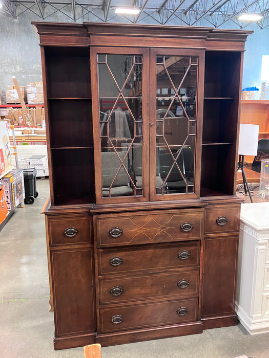 Vintage Mahogany Breakfast China Cabinet (USED)