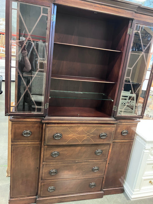 Vintage Mahogany Breakfast China Cabinet (USED)