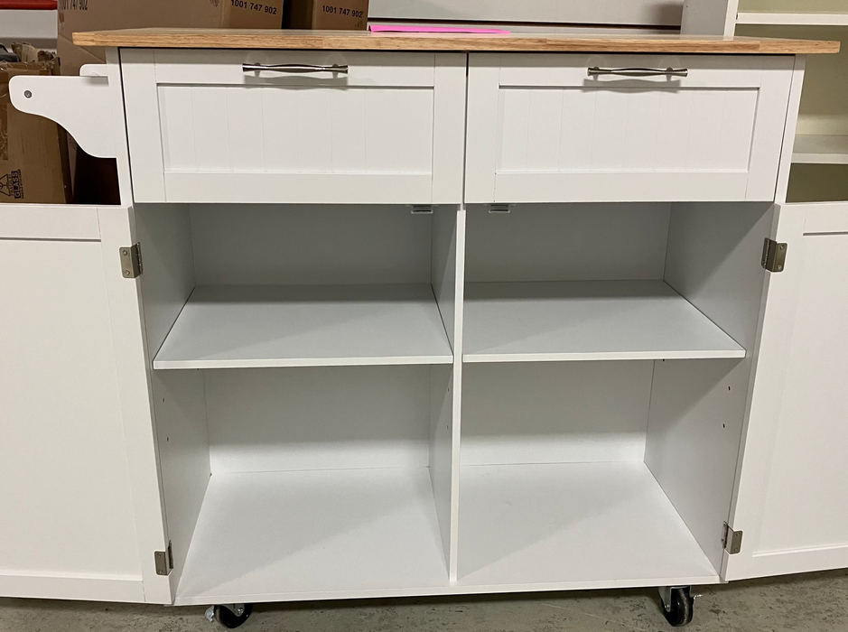 16 Piece White Kitchen Cabinet Set (Used)