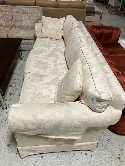 Cream sofa ( used)