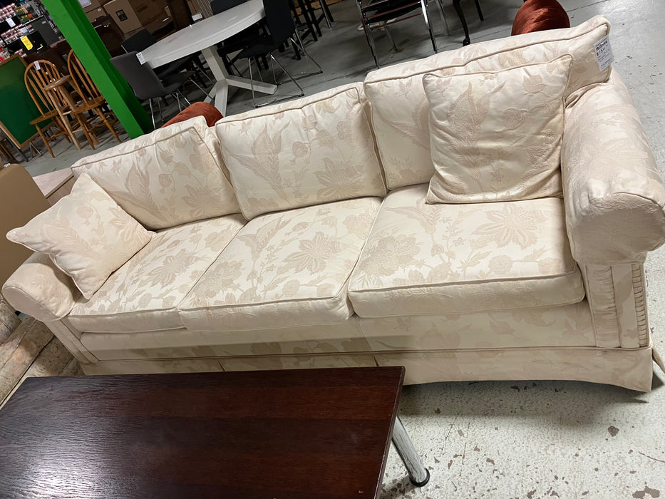 Cream sofa ( used)