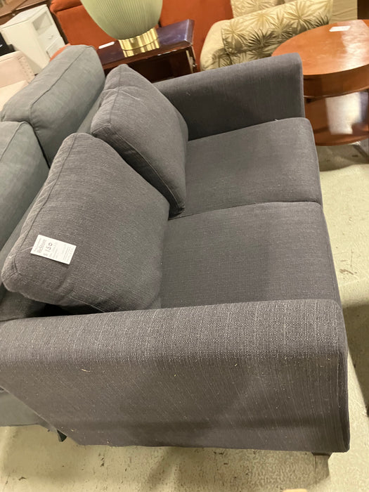 Dark Grey Loveseat (used)