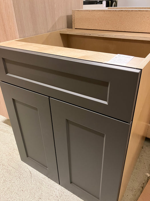 Grey vanity cabinet (new)