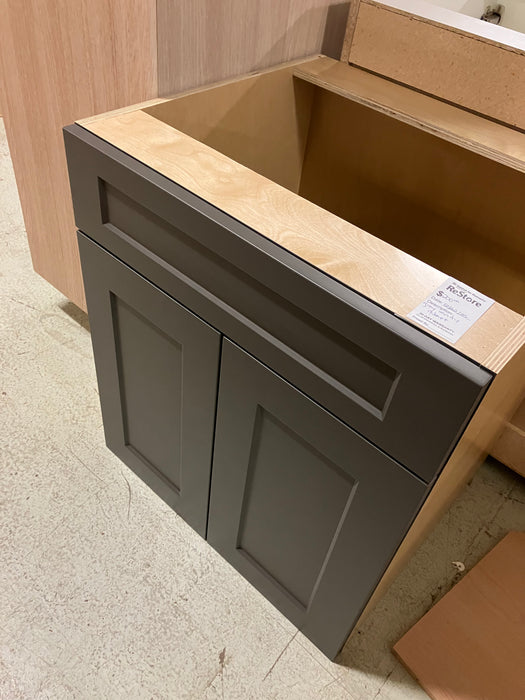 Grey vanity cabinet (new)
