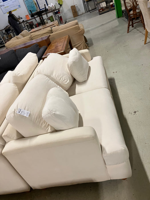 White couch (used)