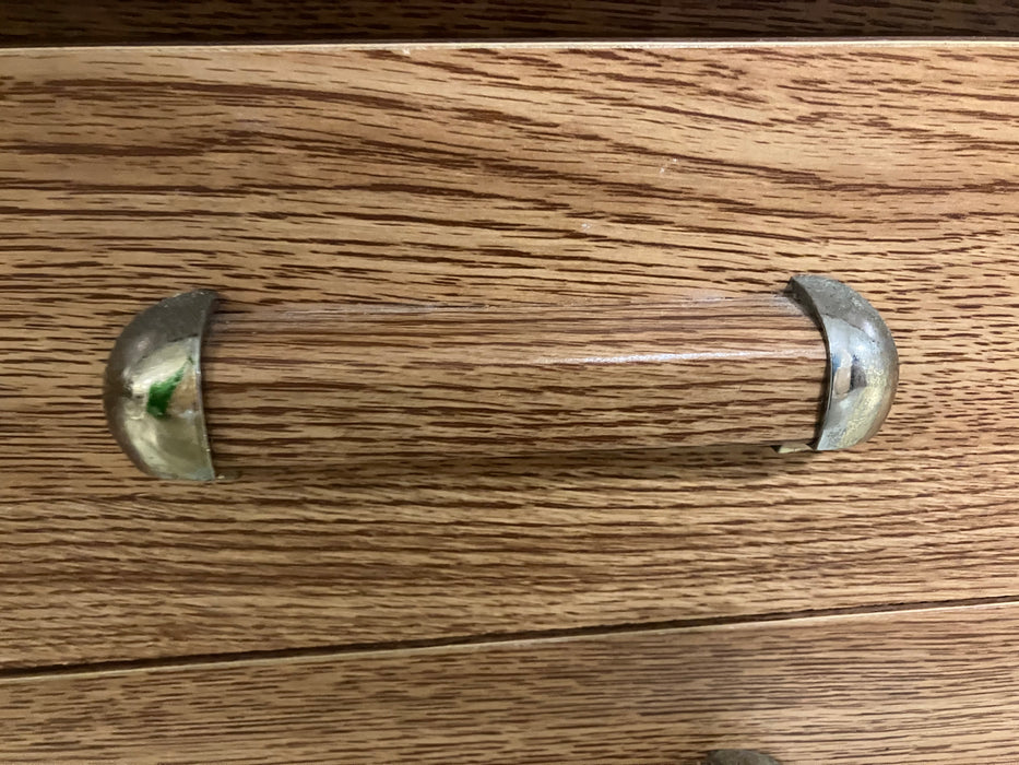 Wooden dresser with mirror (used)