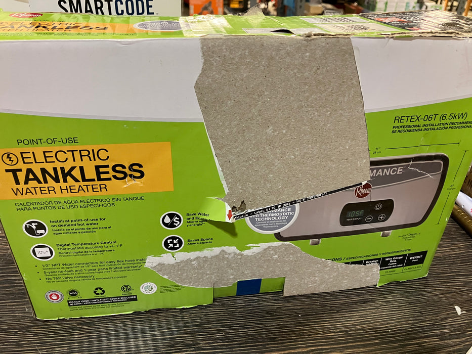 Rheem Performance 6kW 1.6 GPM 240-Volt Point of Use Tankless Electric Water Heater (used)