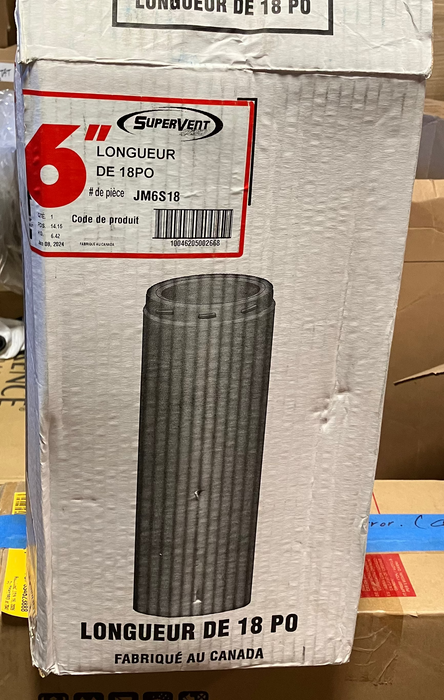 SuperVent 18-inch Chimney Length