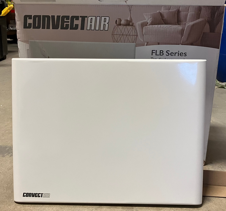 Convectair 20 3/4-inch 1000W 208/240V FLB Panel Convector Electric Wall Heater in White Without Thermostat