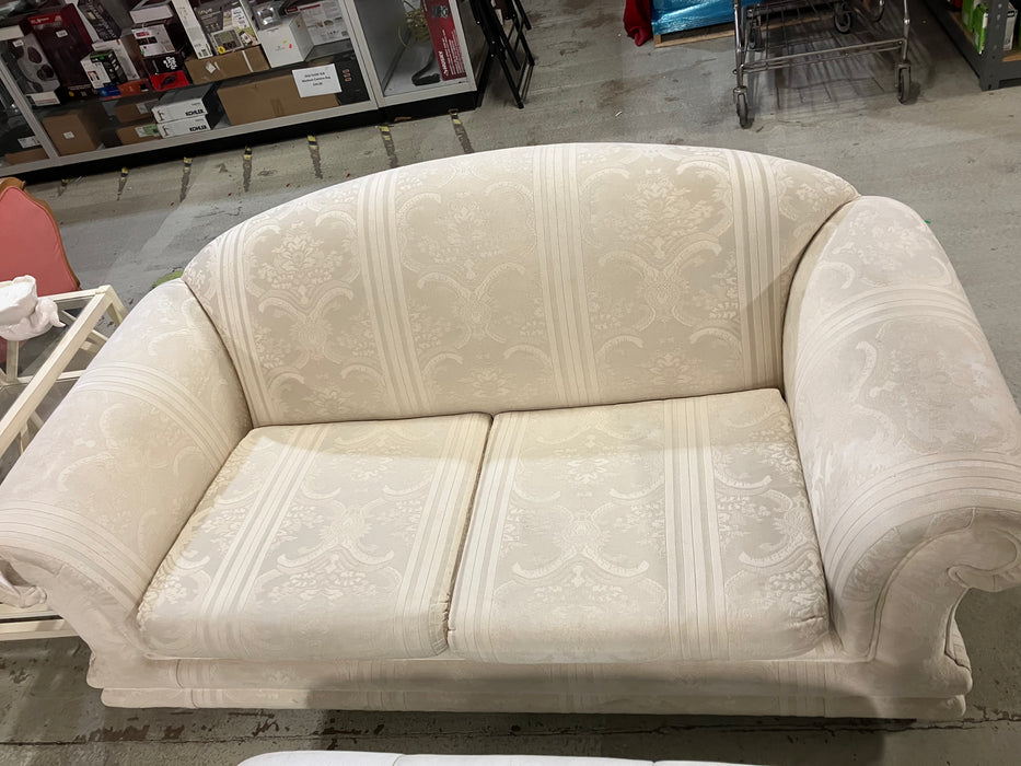Beige fabric Loveseat (used)