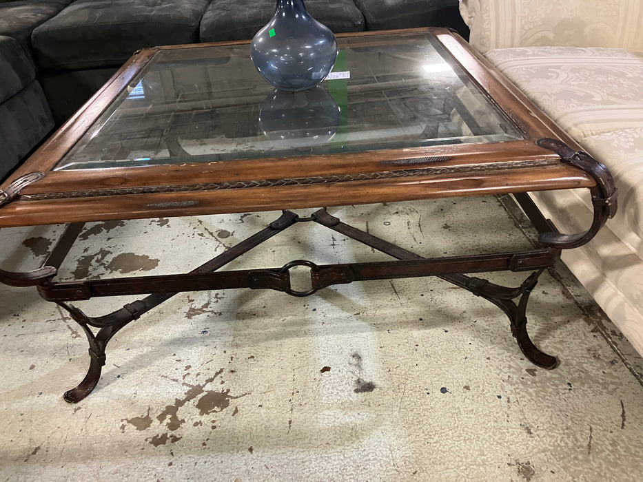 Glass coffee table (used)