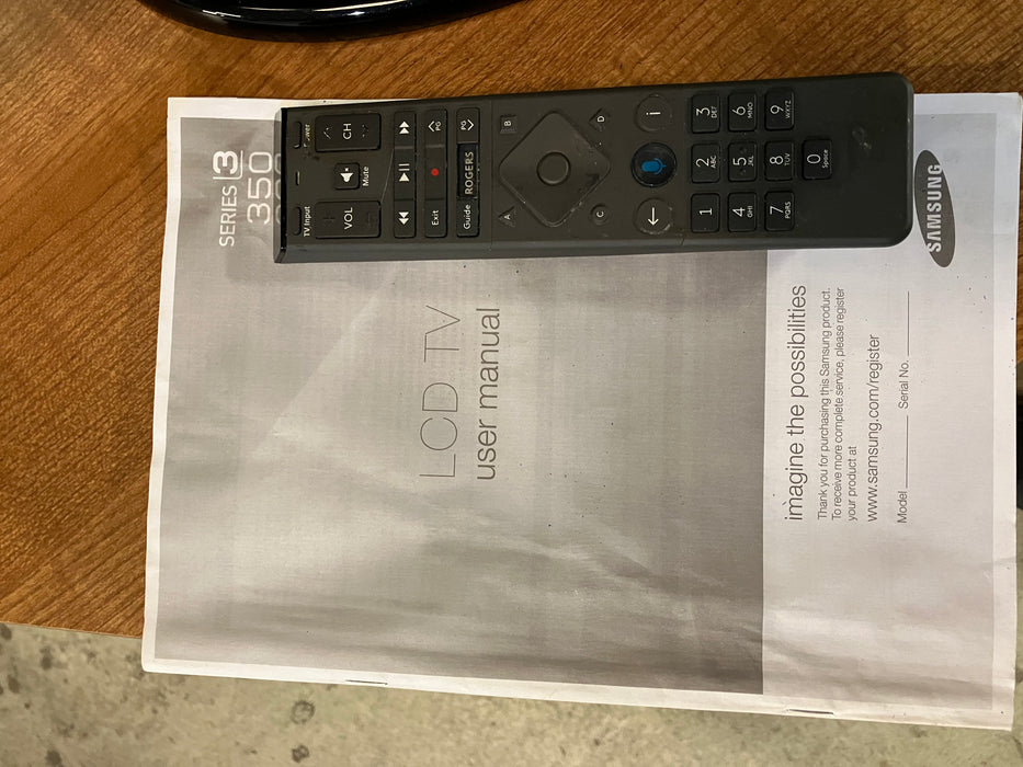 Samsung TV with remote (used)