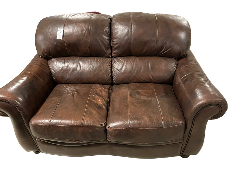 Brown Leather sofa (used)