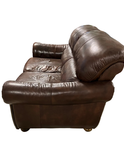 Brown Leather sofa (used)