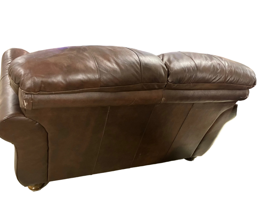 Brown Leather sofa (used)
