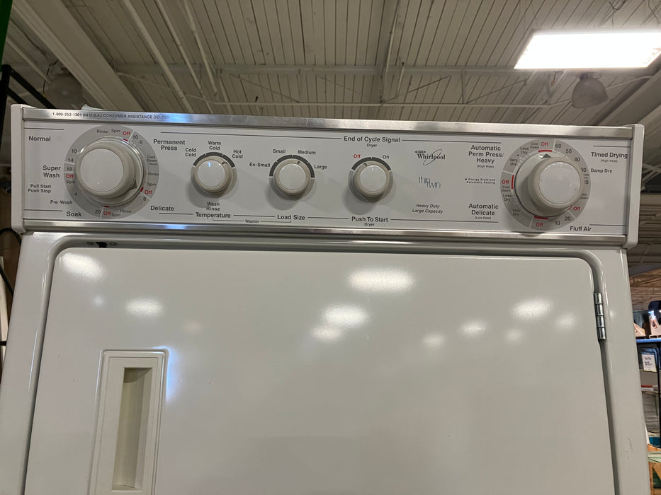 Stackable washer and dryer (used)