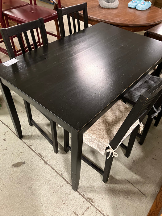 Black dining set (used)