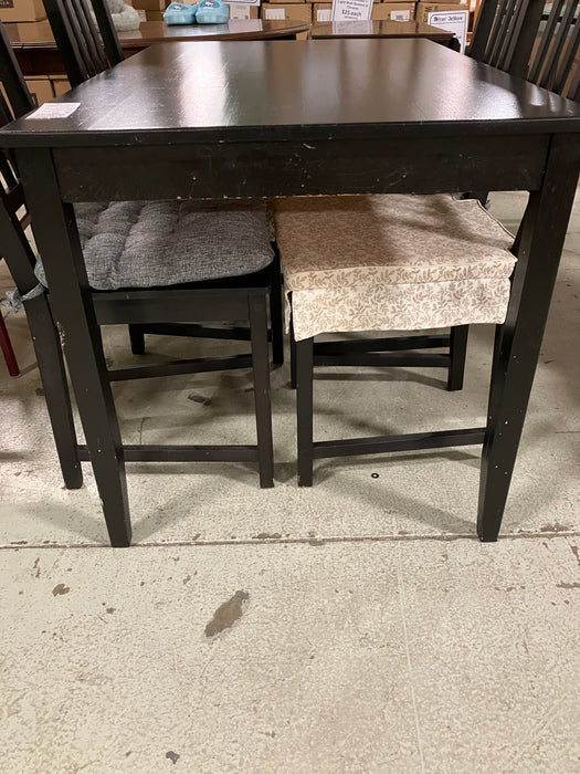 Black dining set (used)