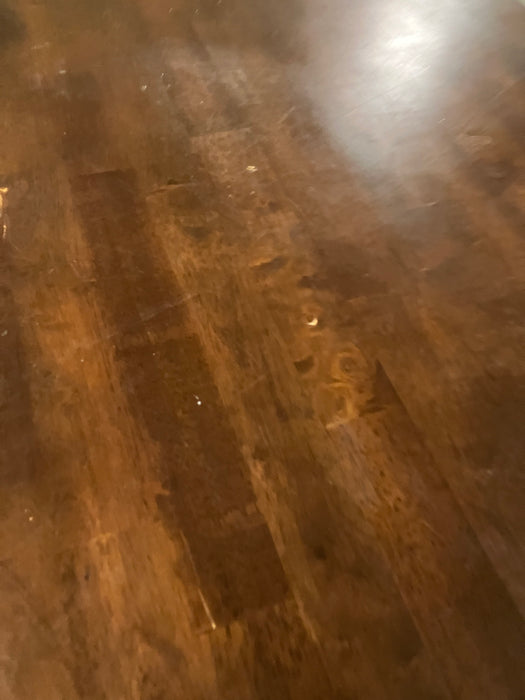 Brown wooden dining set (used)