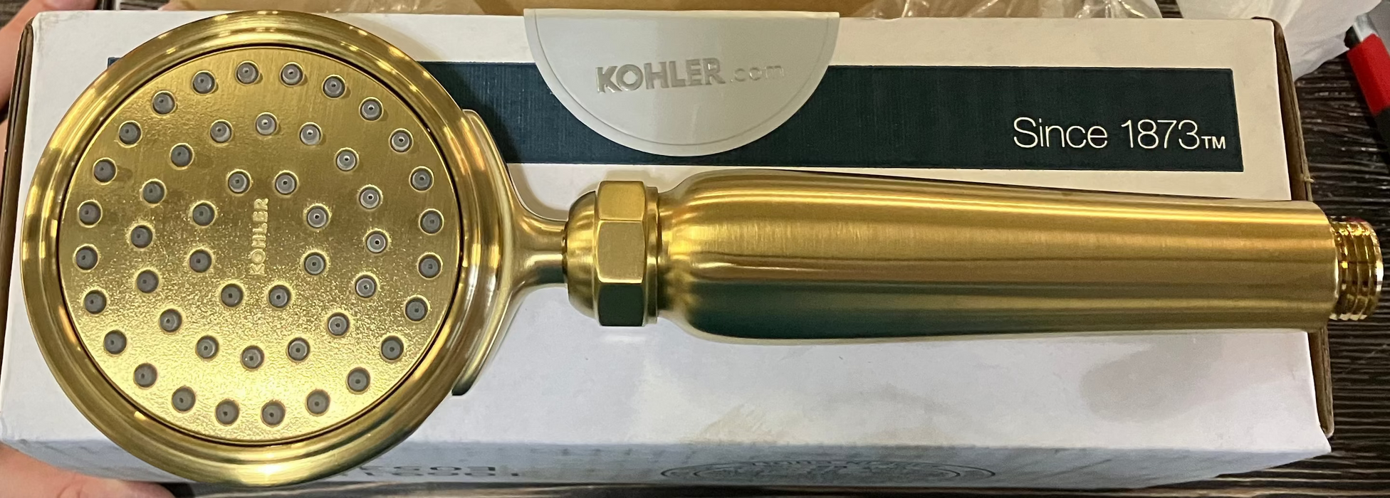 Kohler Handheld Shower Head with Katalyst Air Induction Spray