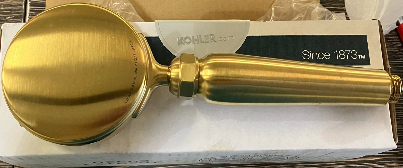Kohler Handheld Shower Head with Katalyst Air Induction Spray