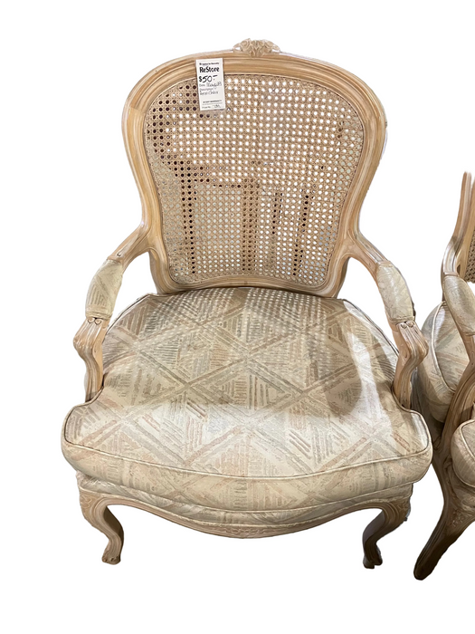 Antique cream armchairs (used)